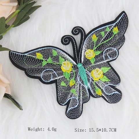 Écussons à Broder Série Rose Cœur Nœud Éclair DIY Thermocollants à Coudre Appliques Pour Vêtements Jeans Sacs Décoration