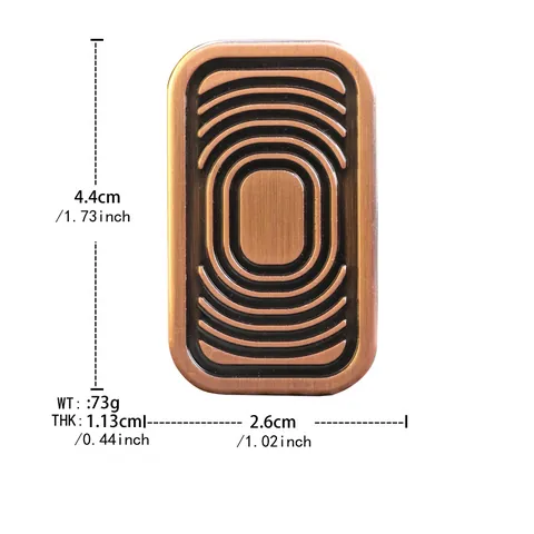 Μεταλλικό Μαγνητικό Fidget Slider Layered Push Card EDC Παιχνίδι Ανακούφισης Από Το Στρες Φορητό Gadget Χειρός Γραφείου