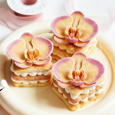 Phalaenopsis Orchidee Silikonform DIY 3D Mottenorchidee Blumenform Für Aromatherapie Kerze Gips Seife Kuchen Dekor Backen Tool