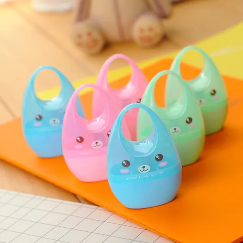 Simpatico Temperamatite Manuale Capibara Forma Tazza Tè al Latte Portatile Cartone Animato Temperino per Studenti Scuola Ufficio