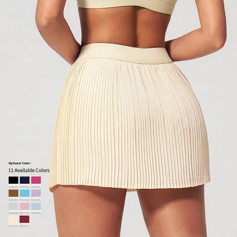 Falten Tennisrock Hohe Taille Sport Skort Mit Integrierter Hose Und Tasche Für Damen Golf Laufen Fitness Yoga Sport
