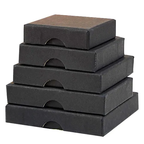 Jewelry Gift Boxes Drawer Style Cardboard Packaging And Velvet Drawstring Pouches For Earrings Bracelet Necklace Storage
