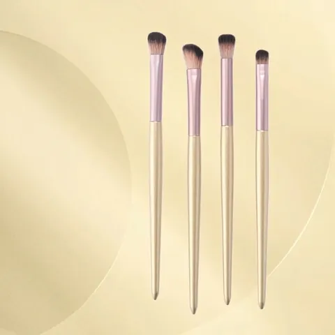 Professionele Oogschaduwpenselen Voor Blenden En Shading Synthetische Vezels Met Houten Handvat Draagbare Make-Up Tool