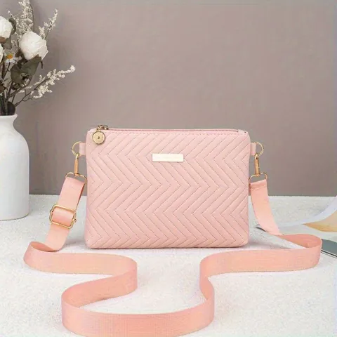 Damen Gesteppte Samt Kosmetiktasche Rosa Make-up Beutel Mit Quaste Reisen Kulturbeutel Wasserdichter Organizer Tasche