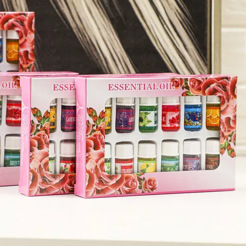 Water Soluble Essential Oil Assortment Fragrance For Humidifier Aroma Diffuser Home Indoor Air Freshener Rose Lavender Lemon