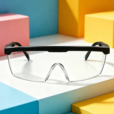 Gafas De Seguridad Protección Contra Impactos Salpicaduras Resistente Al Viento Ajustable Plástico Lente PC Taller