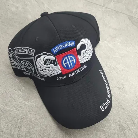 Militaire Stijl 82nd Airborne USMC SWAT Geborduurde Baseballpet Voor Dames Heren Outdoor Zonbescherming Tactische Hoed
