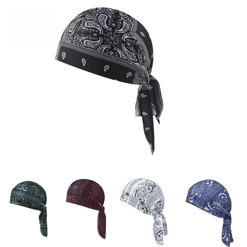 Unisex Υπαίθριο Ποδήλατο Καπέλο Πειρατή Paisley Ψηφιακά Τυπωμένο Turbani Hip Hop Κουκούλα Μόδας Αθλητικό Καπέλο