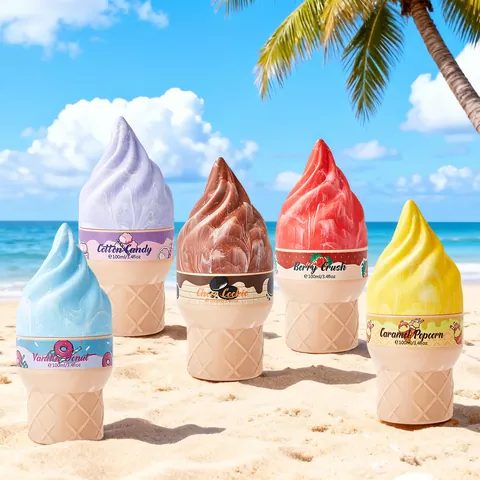 Profumo da Donna a Forma di Gelato Creativo Spray a Lunga Durata Fruttato Gourmand Eau De Toilette Spray per Festa Estiva Fragranza Donna
