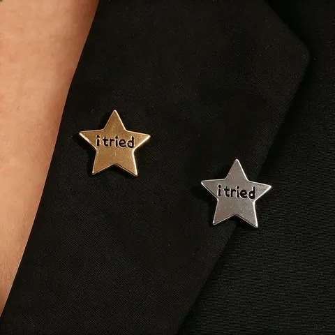 Pin De Esmalte Deslizante Batería Social Indicador De Humor Interactiva Broche De Aleación Joyería Creativa Moda