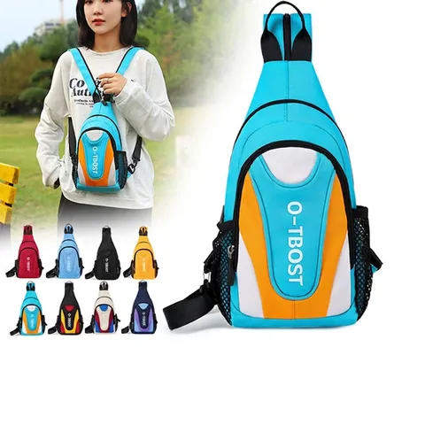 Borsa Da Petto Multifunzionale All'aperto Tessuto Oxford Impermeabile Borsa A Tracolla Zaino Leggero Uomo Donna