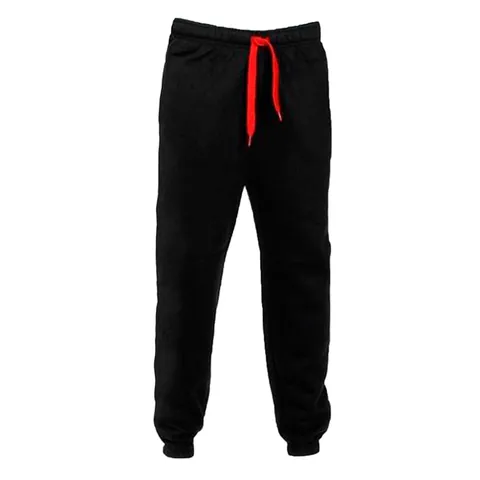 Pantaloni da Jogging Casual da Uomo in Poliestere Comodi Pantaloni della Tuta con Coulisse a Contrasto per lo Sport Quotidiano