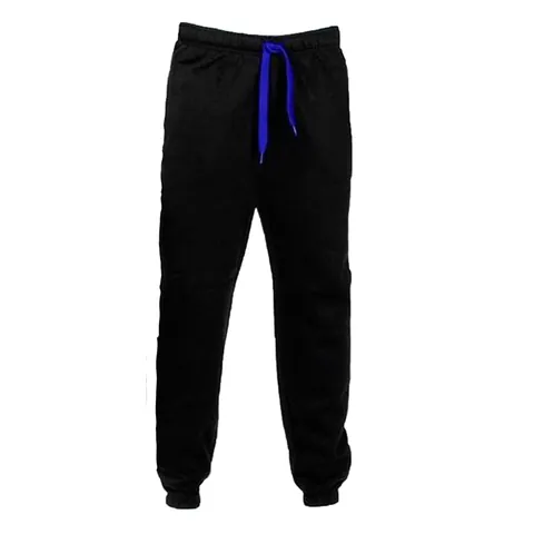 Pantaloni da Jogging Casual da Uomo in Poliestere Comodi Pantaloni della Tuta con Coulisse a Contrasto per lo Sport Quotidiano