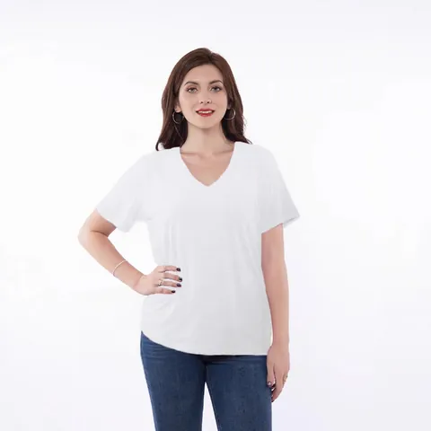 Post Surgery Recovery T-Shirt With Drainage Pockets Mastectomy Breast Surgery Nursing Top Cotton V Neck Short Sleeve Snap Button Shirt For Women