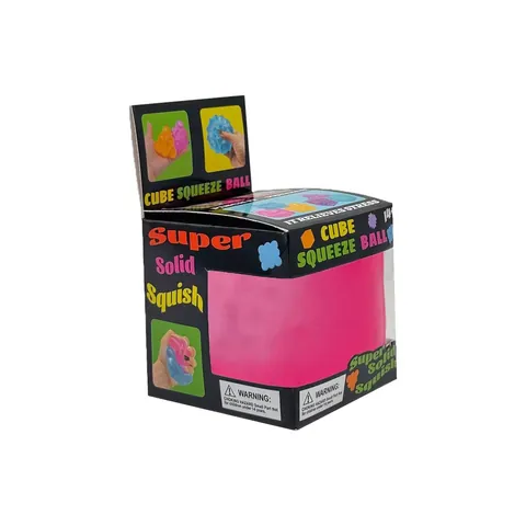 Cube Squeeze Ball Stress Relief Squishy Toy Translucent Ice Cube Series Slow Rebound Maltose Toy For Adults Kids