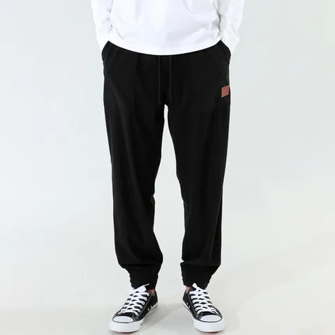 Men's Casual Corduroy Jogger Pants Loose Fit Retro Sweatpants With Drawstring Elastic Waist Cuffed Workwear Trousers For Men