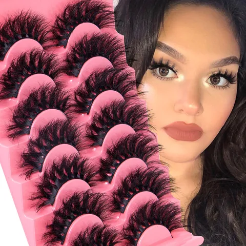 Casual Vacation Solid Color Imitation Mink False Eyelashes 1 Piece