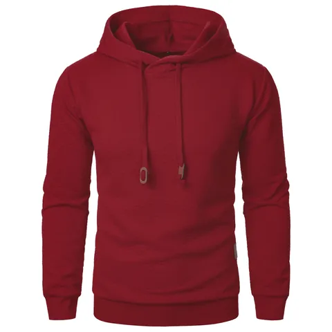 Heren Jacquard Hoodie Casual Mode Lange Mouw Pullover Sweatshirt Voor Outdoor Fitness Sport Effen Kleur Kapuchon Top