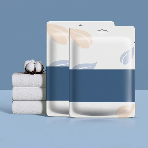 Serviette Bain Jetable Literie Voyage Portable Fibre Végétale Épaissie Douce Absorbante Pour Hôtel Emballé Individuellement