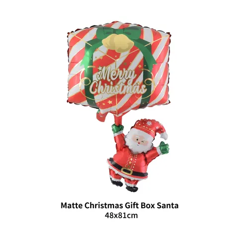 Christmas Foil Balloons Large Santa Claus Reindeer Snowman Xmas Tree Holiday Party Atmosphere Decorations Aluminum Film Mylar