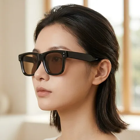 Gafas De Sol Cuadradas Retro Montura PC Lentes AC Protección UV400 Estilo Hip Hop Japonés Vintage Para Hombre Mujer