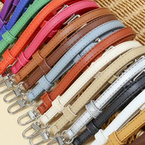 Correa de Bolso Ajustable de Cuero PU Reemplazo de Correa de Hombro Cinturón Cruzado Accesorios de Bolso con Asa Alargada