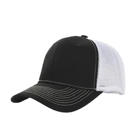 Klassischer Trucker Hut Für Herren Atmungsaktive Netz Baseballkappe Kontrastnähte Sonnenschutz Outdoor Sport Hut