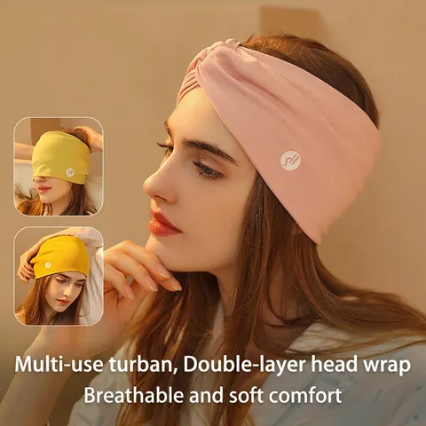 Diadema Elástica Ancha Lenzing Modal Nailon Nudo Trenzado Mujeres Sueño Sombra Transpirable Maternidad Envoltura