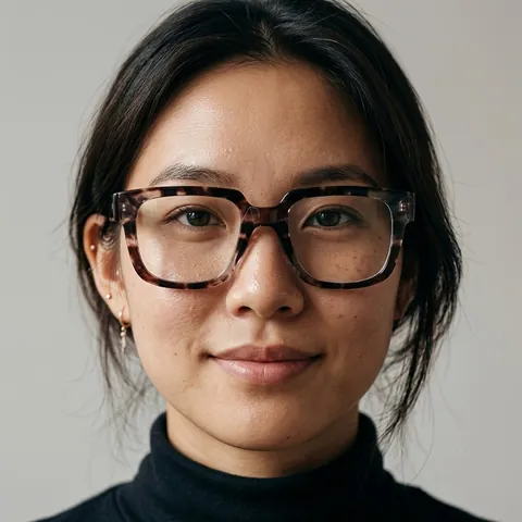 Fashion Square Frame Optical Glasses Anti Blue Light PC Frame Retro Plain Eyewear For Women Men