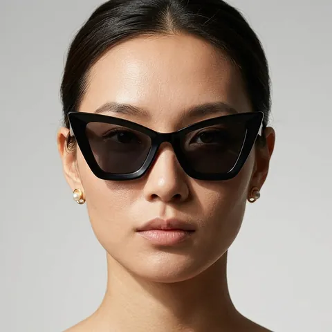 Gafas De Sol Cat Eye Retro Para Mujer Protección UV400 Montura De PC Lentes De AC Moda Exterior Vintage