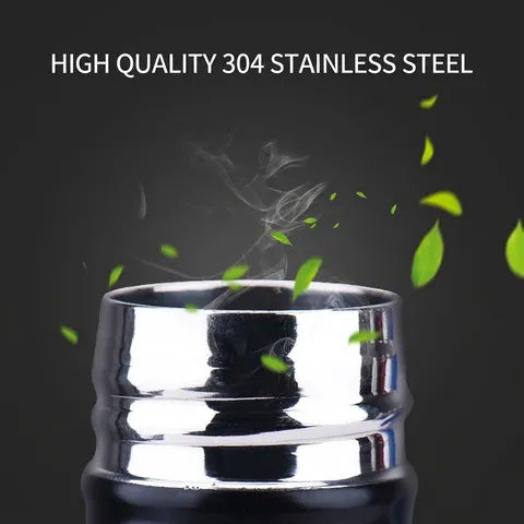 Stainless Steel Vacuum Insulated Water Bottle Cola Shape Sport Thermos Flask Portable Travel Car Cup Leakproof Drinkware