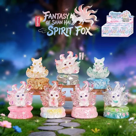Blind Box Mini Figurine Mystery Toy Resin Lucky Animal Desktop Ornament Chinese New Year Style Cartoon Doll Collectible