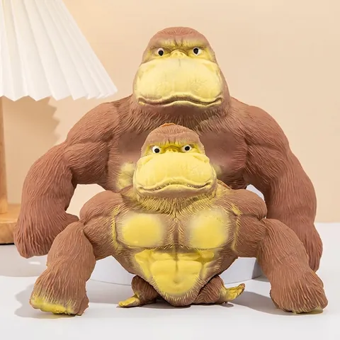 Muscle Gorilla Pig Stress Relief Toy TPR Slow Rebound Squishy Decompression Sensory Toy For Adults Teens Office Desktop Fidget Toy