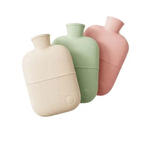 Hochdichte PVC Wärmflasche Mit Abnehmbarem Weichem Plüschbezug Winter Hand Bauchwärmer Zur Schmerzlinderung Wärmetherapie