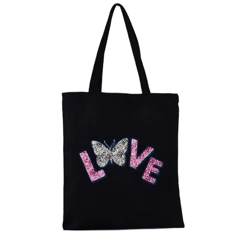 Borsa Tote in Tela Stampata Butterfly Series per Donna Studente Grande Capacità Borsa a Tracolla Borsa per la Spesa Riutilizzabile Borsa a Mano in Tela di Cotone Borsa Casual