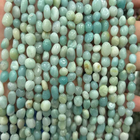 Natural Stone Chips Beads Irregular Polished Gravel Gemstone String For DIY Jewelry Making Necklaces Bracelets Accessory