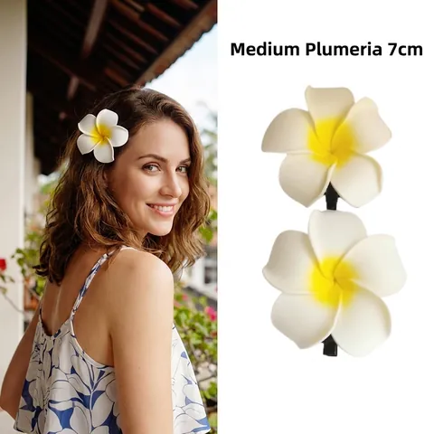 Korean Style Dopamine Flower Hair Clip Sweet Girl Heart Side Duckbill Clip Summer Floral Hair Accessory For Women