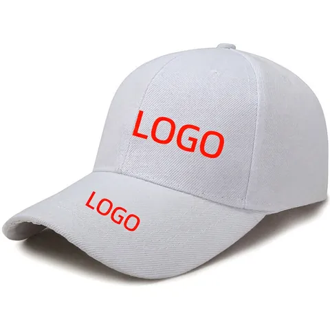 Unisex Casual Polyester Solid Color Baseball Cap Adjustable Outdoor Sunshade Hat Blank Curved Brim Sport Trucker Cap