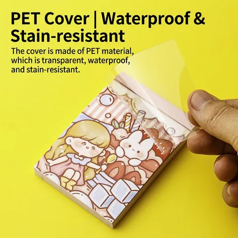 Cute Cartoon Mini Notepad Pocket Memo Pad For Students INS Style Decorative Stationery Hand Account Diary Note Book