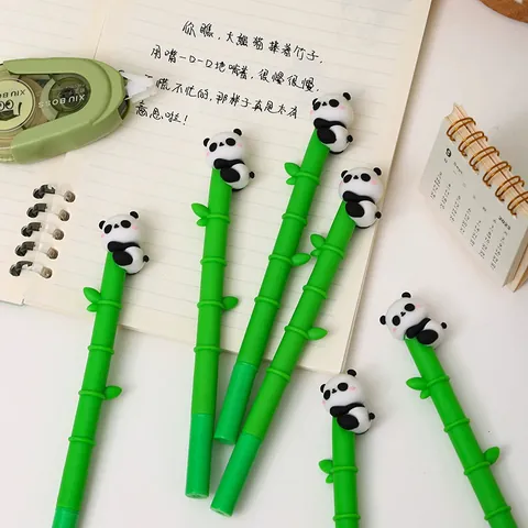 Panda Bambus Klasse Lernen Täglich Plastik Süß Pastoral Gelstift