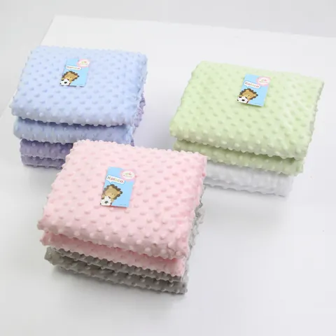 Coperta per Neonati a Doppio Strato Ultra Morbida in Velluto Dudu con Texture a Bolle Coperta per Fasce Neonato per Tutte le Stagioni