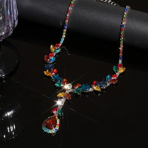 Set Di Gioielli Vintage Retrò Da Donna Con Goccia Campana E Cuore In Lega Elettrolitica