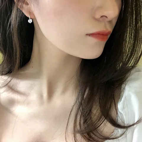 Orecchini A Cerchio In Zircone Lega Minimalista Fibbie Con Perno In Argento Sterling 925 Per Donne Gioielli Moda