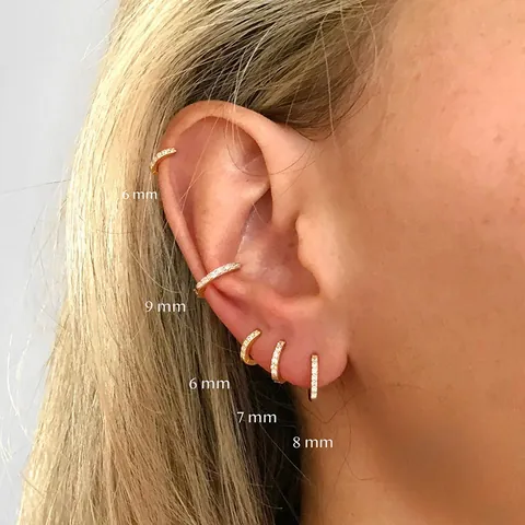 Orecchini Geometrici Alla Moda In Acciaio Inossidabile 304 Placcato Oro Con Strass Artificiali