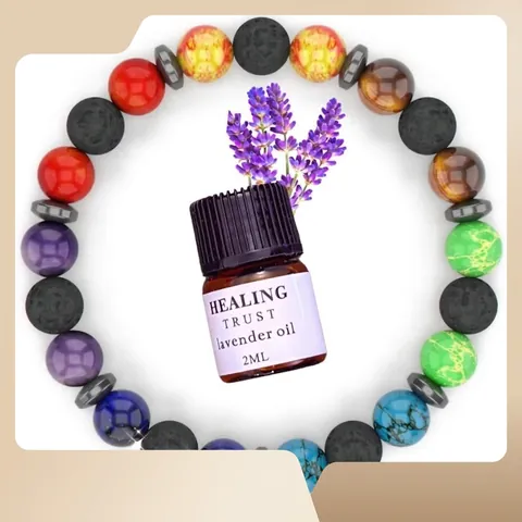 Natuurlijke Kristallen Steen Kralen Armband Set Voor Vrouwen Mannen Genezing Chakra Lava Steen Aromatherapie Diffuser Essentiële Olie Magnetische Sieraden Cadeau
