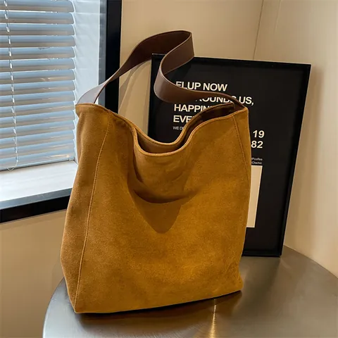 Grote Capaciteit PU Leer Tote Bag Voor Vrouwen Vintage Matte Schoudertas Minimalistische Werk Handtas Shopping Bag
