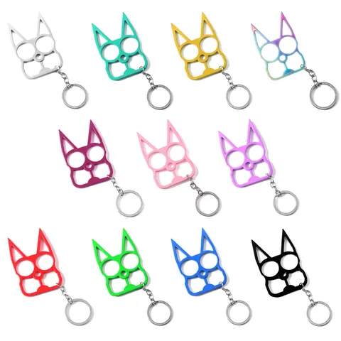 Portachiavi A Pendente Per Borsa Da Donna In Lega Di Gatto Stile Moderno Stile Cool Autodifesa