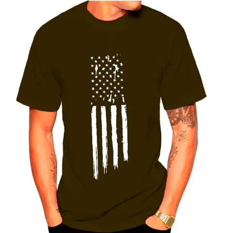 Ανδρικό Μοντέρνο Τυπωτό T-Shirt Πολυεστέρας Casual Κοντό Μανίκι Στρογγυλή Λαιμόκοψη Top Σχέδιο Αστέρια Ρίγες Ρούχα
