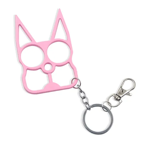 Porte-clés Pendentif De Sac Pour Femmes En Alliage De Chat Style Moderne Style Cool Auto-défense