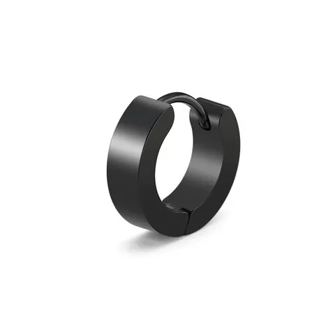 Minimalist Stainless Steel Hoop Earrings For Men Women Hip Hop U-Shaped Huggie Ear Buckle Geometric Circle Piercing Jewelry